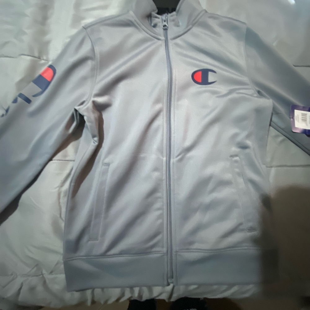 Champion Gray Zip-Up Jacket